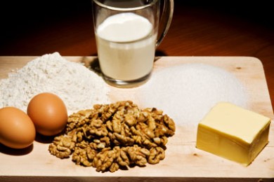 Простой ореховый пирог - Шаг 1