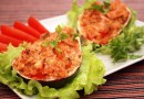Фаршированные баклажаны