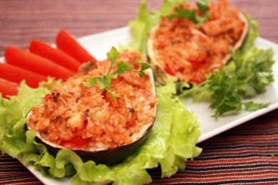 Рецепт Фаршированные баклажаны