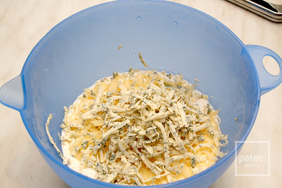 Цветной пирог с овощами - Шаг 9