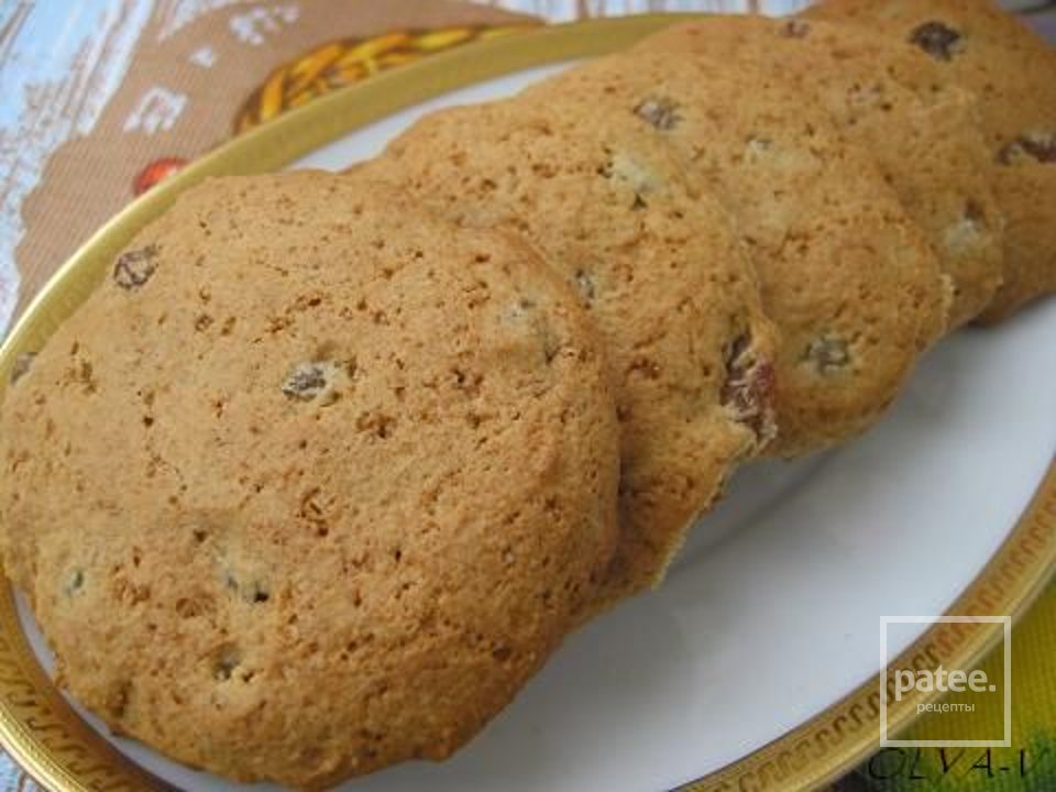 Овсяно-медовое печенье с изюмом - Шаг 6