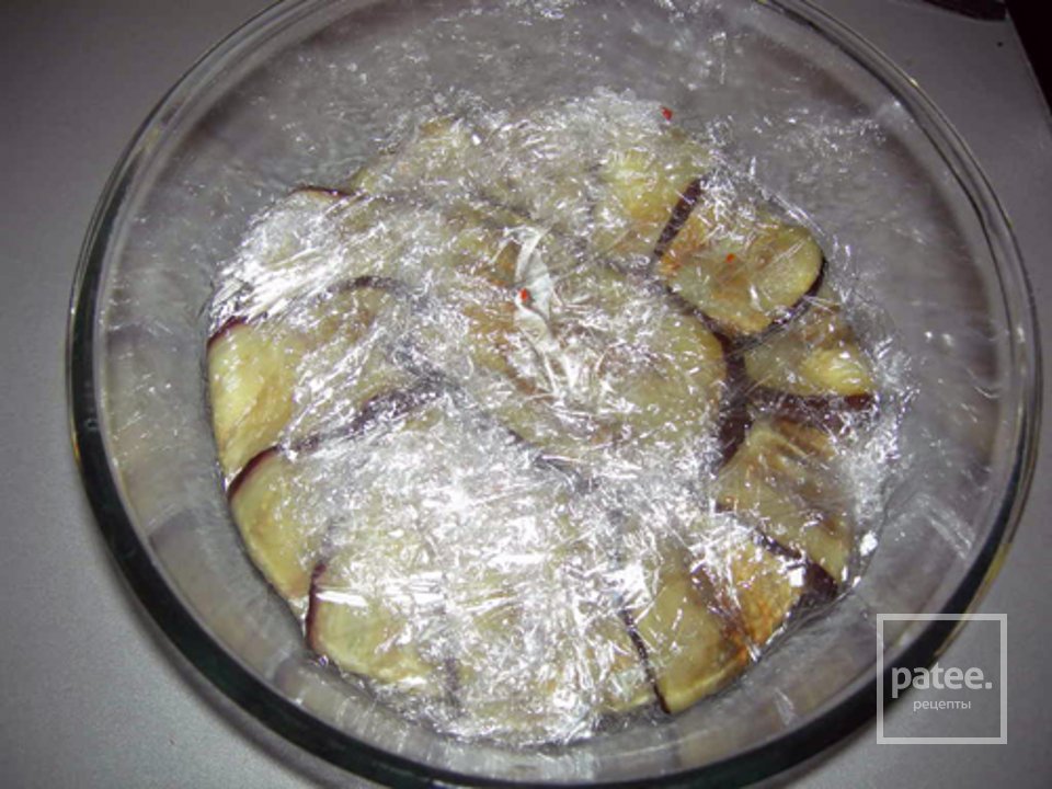 Террин из баклажанов и перцев - Шаг 7