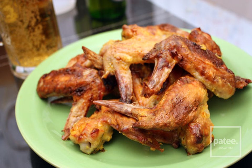 Куриные крылья в медово-горчичном соусе - Шаг 5