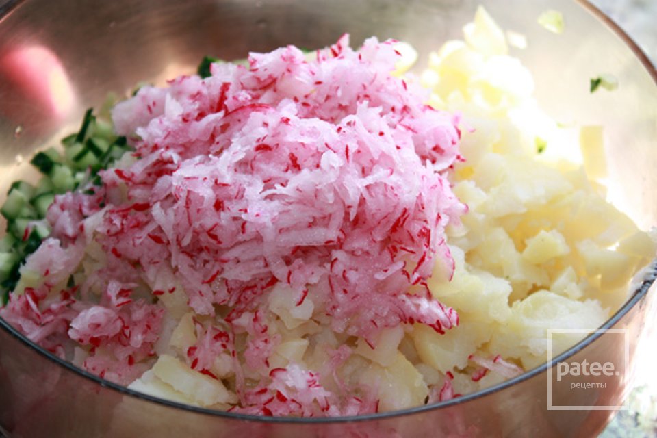 Окрошка с квасом - Шаг 4
