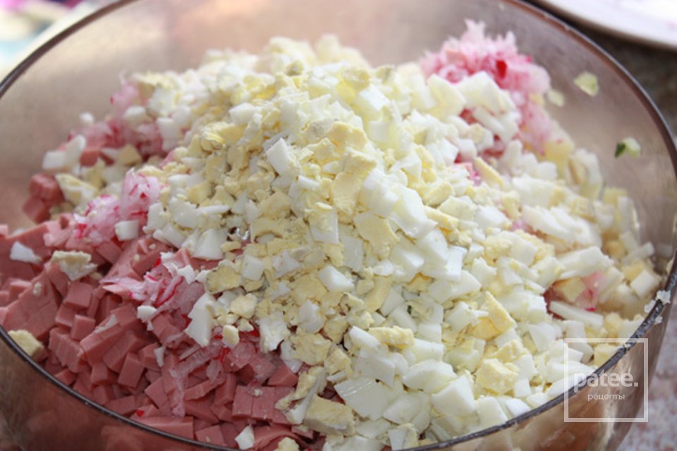 Окрошка с квасом - Шаг 5