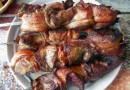 Шашлык в беконе