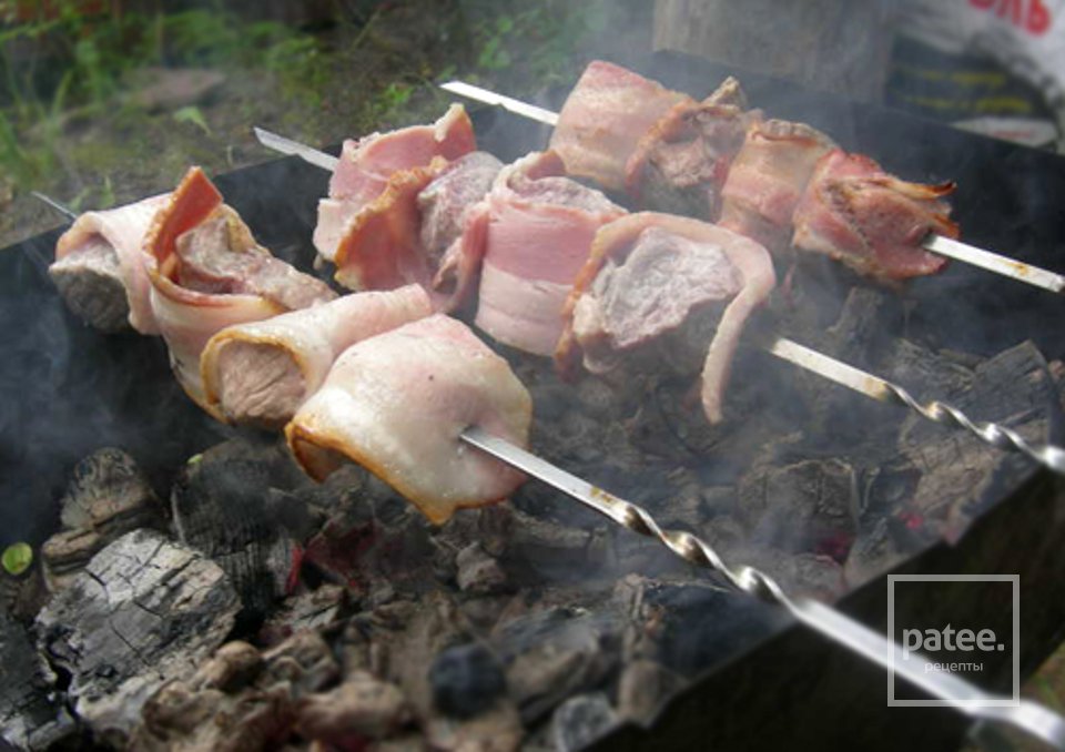 Шашлык в беконе - Шаг 3