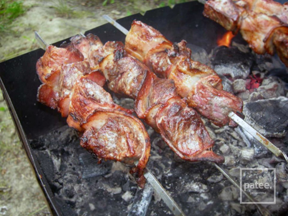 Шашлык в беконе - Шаг 4