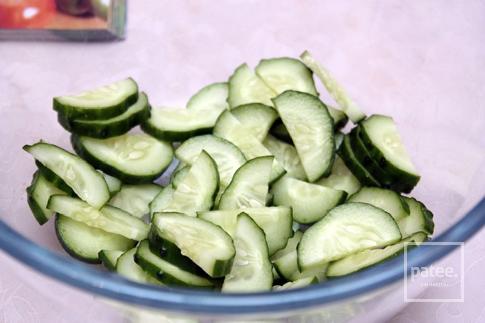 Простой греческий салат - Шаг 1