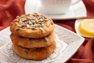 Творожное печенье с семечками