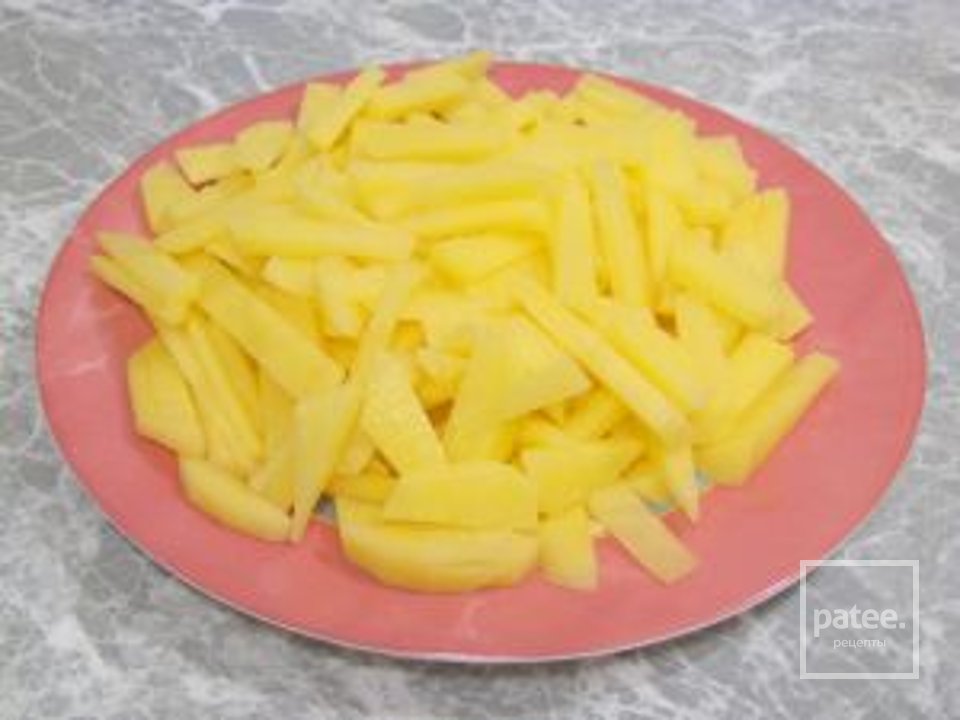 Салат "Гнездо глухаря". - Шаг 2