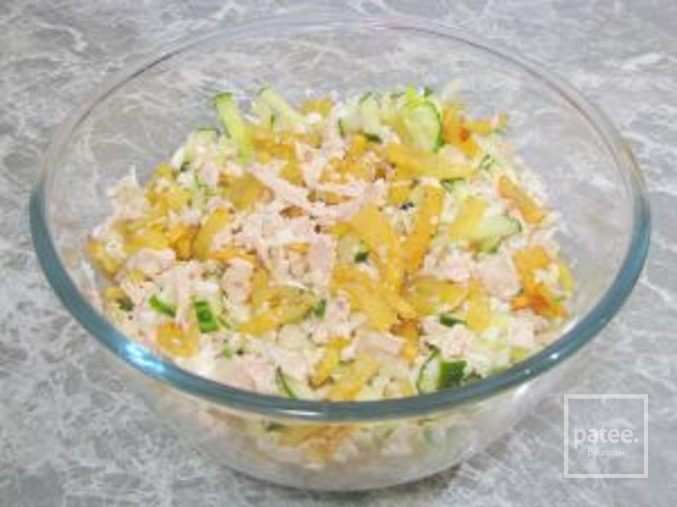 Салат "Гнездо глухаря". - Шаг 3