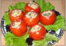 Фаршированные помидоры с желатином