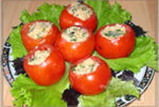 Фаршированные помидоры с желатином