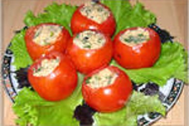 Рецепт Фаршированные помидоры с желатином