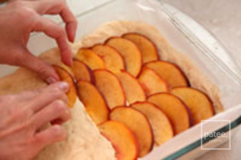 Открытый пирог с персиками - Шаг 4