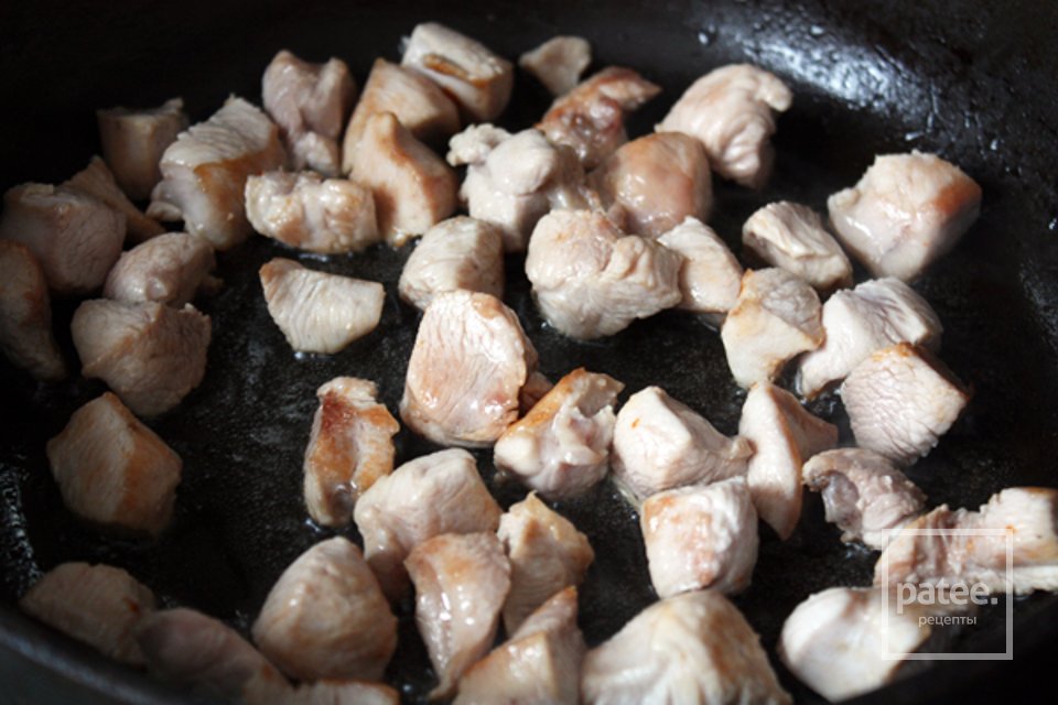 Паста с индейкой в сливочном соусе - Шаг 1