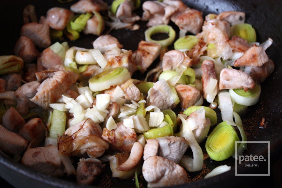 Паста с индейкой в сливочном соусе - Шаг 3