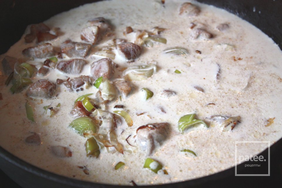 Паста с индейкой в сливочном соусе - Шаг 4