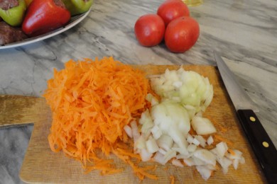 Фаршированные перцы - приготовление