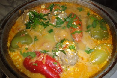 Фаршированные перцы - приготовление