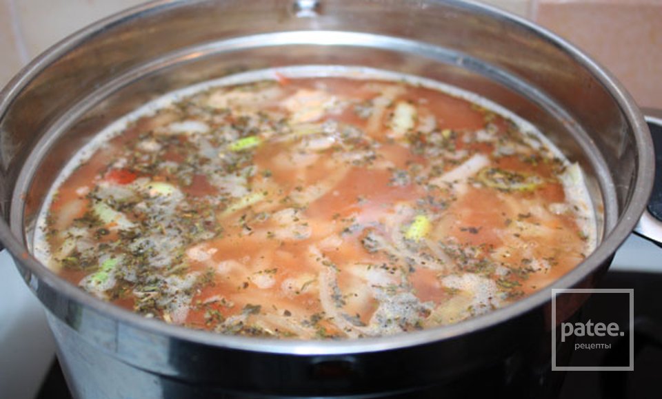 Томатный суп с лапшой - Шаг 4