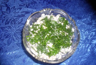 Салат из ржаных сухариков "Кризис"