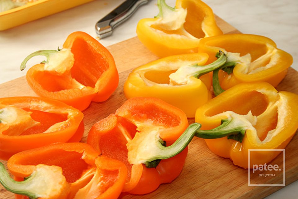 Запеченный перец с мясом - Шаг 6