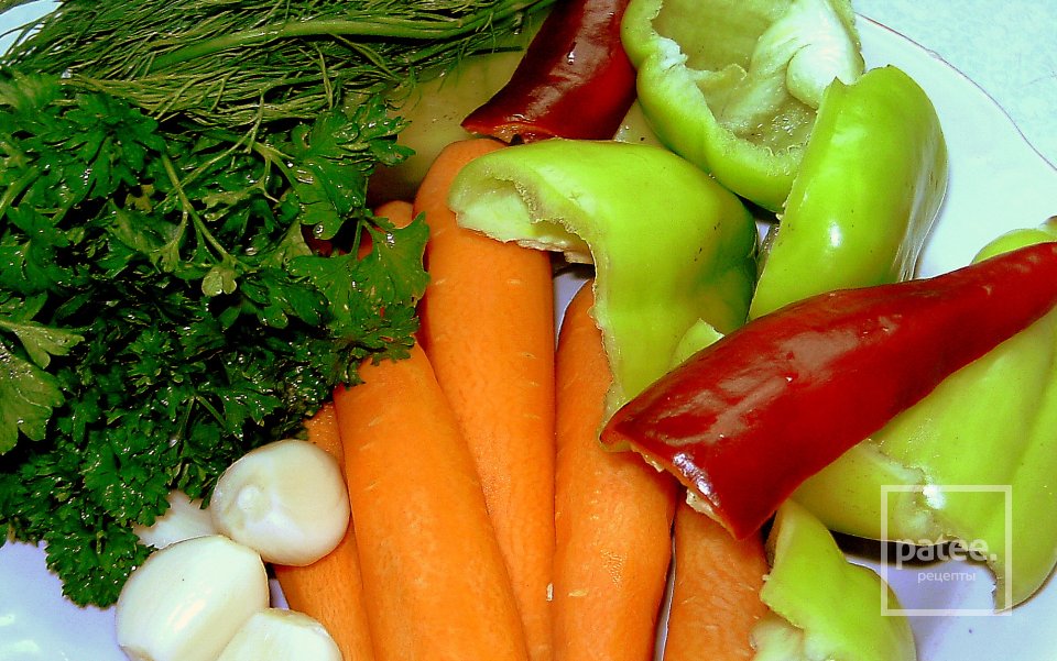 Фаршированные соленые баклажаны - Шаг 2