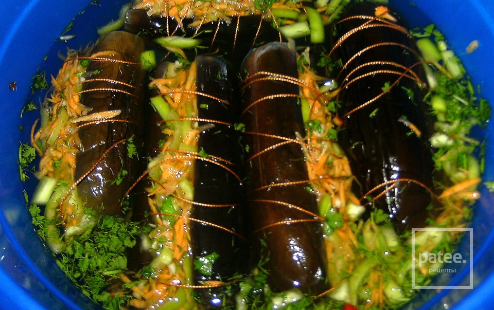 Фаршированные соленые баклажаны - Шаг 7