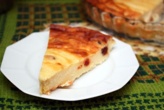 Творожная запеканка с кукурузной мукой