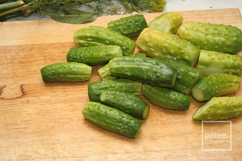 Малосольные огурцы (горячего засола) - Шаг 2