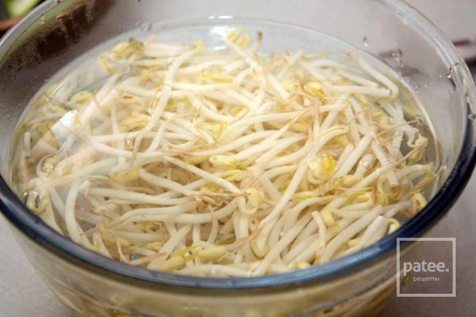 Салат с проростками фасоли маш - Шаг 3