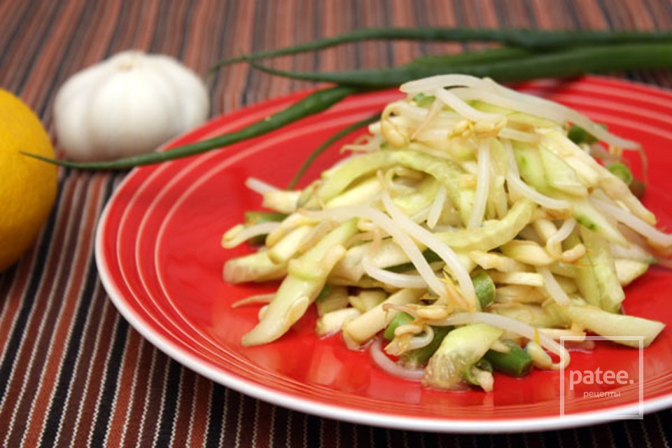 Салат с проростками фасоли маш - Шаг 6