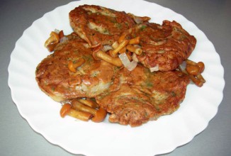 Свиная корейка в соевом кляре