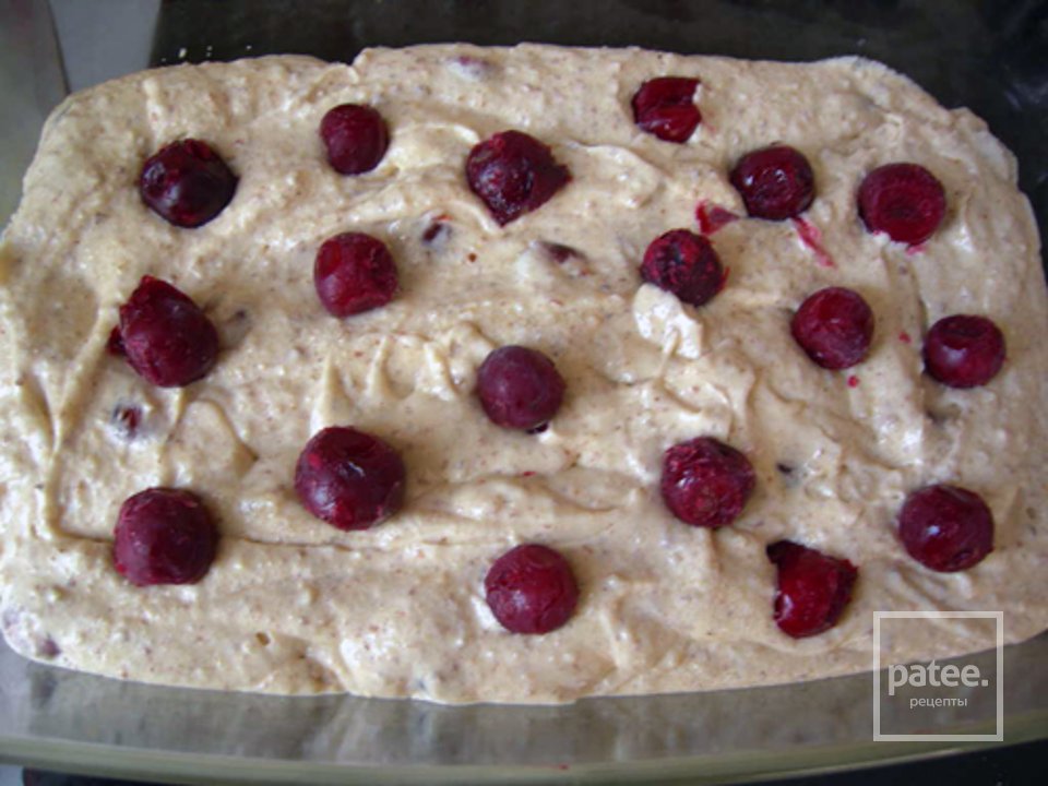 Миндальный кекс с вишней - Шаг 4