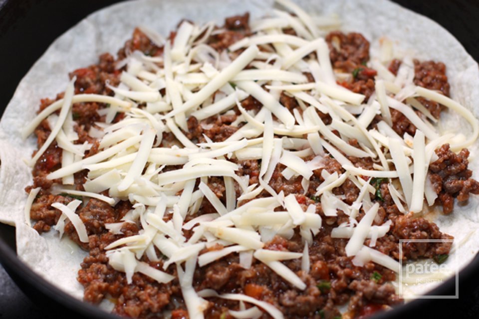 Кесадилья с мясом (кесадия) - Шаг 6