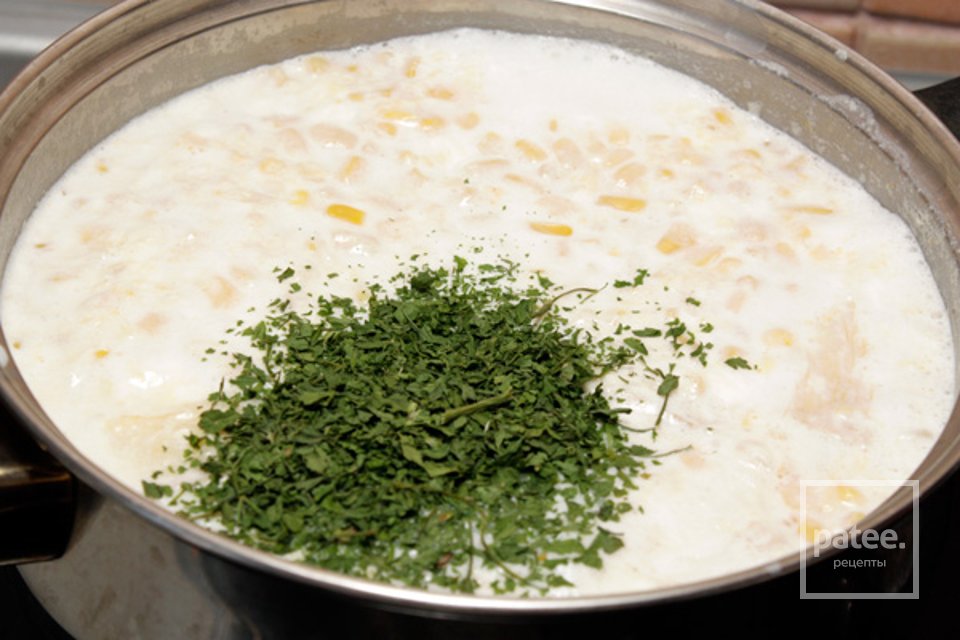 Сырно-кукурузный суп - Шаг 3