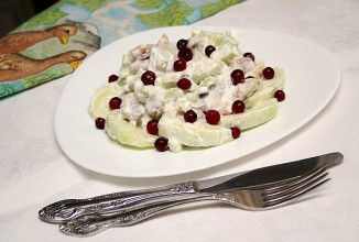 Салат из сельди с сельдереем