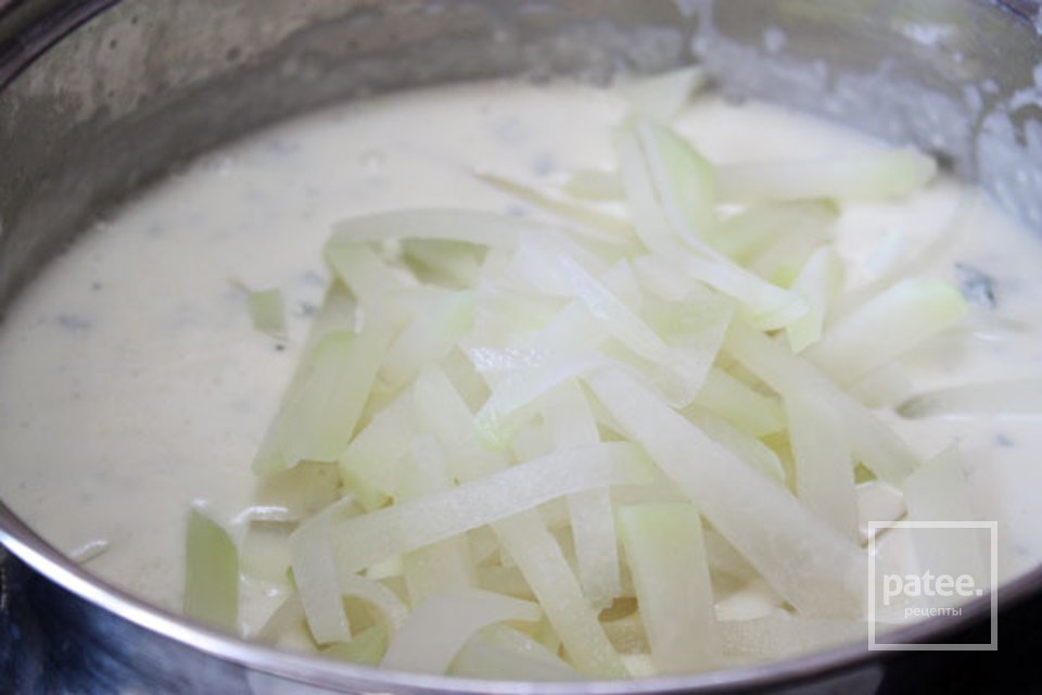 Сырный суп с кольраби - Шаг 6