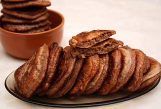 Шоколадные оладьи