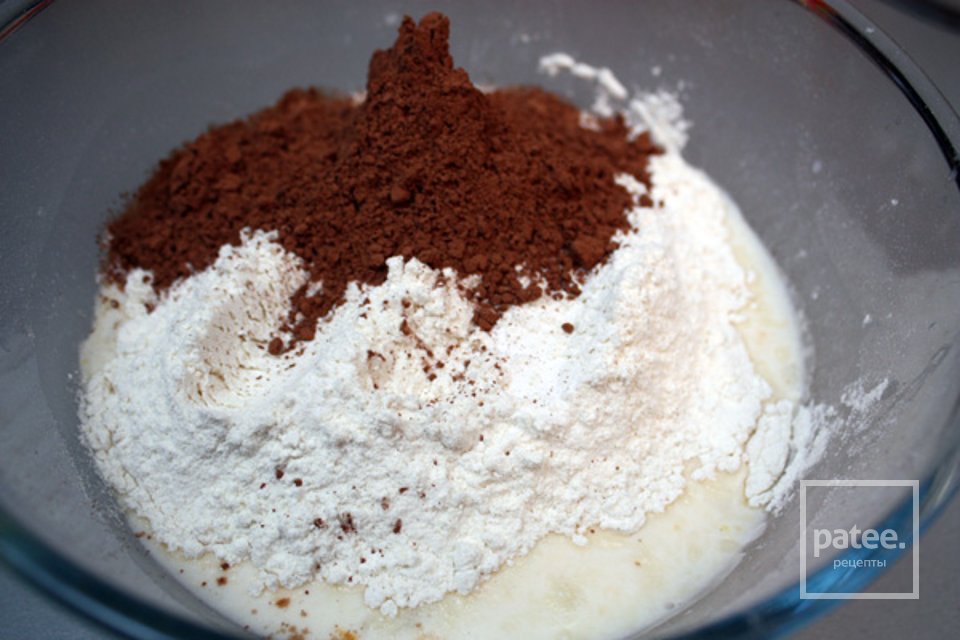 Шоколадные оладьи - Шаг 1