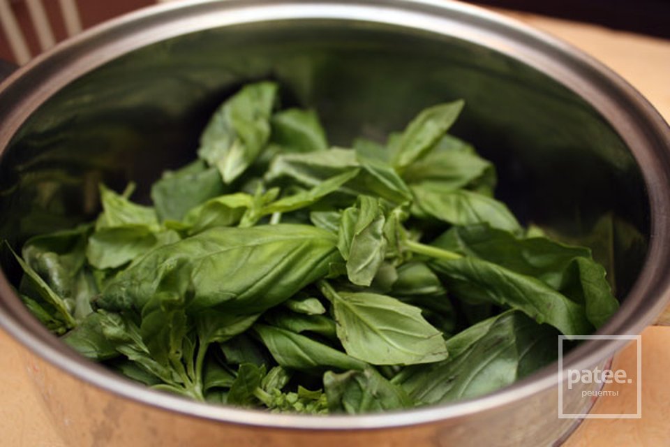 Спагетти с песто - Шаг 1