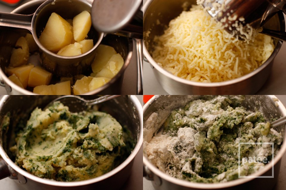 Картофельные клецки со шпинатом - Шаг 2