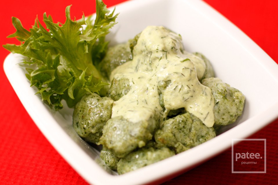 Картофельные клецки со шпинатом - Шаг 5