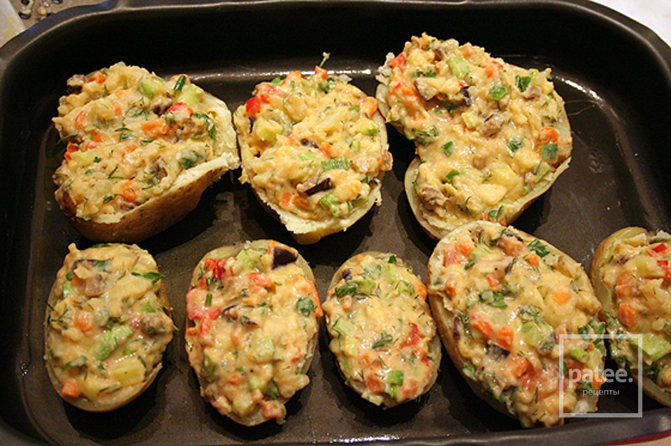 Картошка с начинкой - Шаг 7