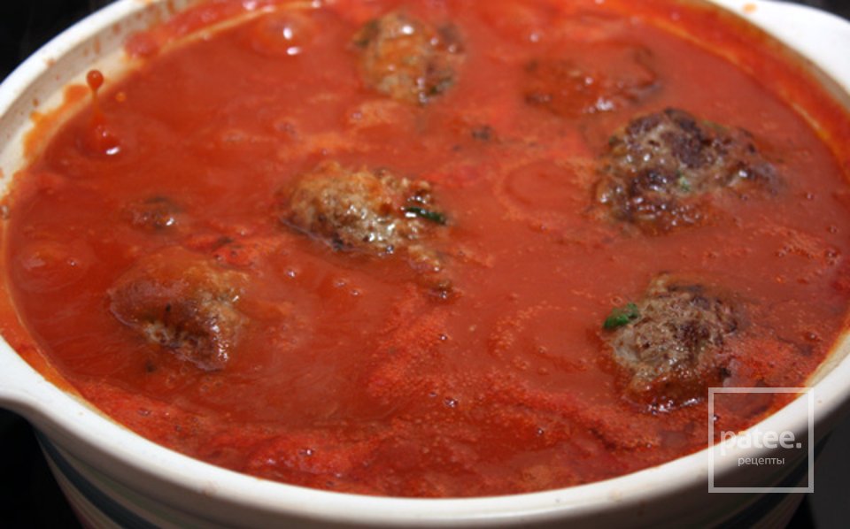 Тефтели в томатном соусе с мятой - Шаг 7