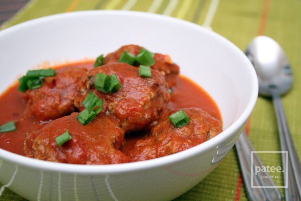 Тефтели в томатном соусе с мятой - Шаг 8