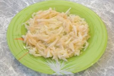 Салат "Черепаха" - приготовление