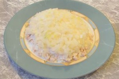 Салат "Черепаха" - приготовление